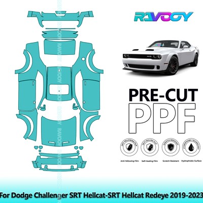 Paint Protection PPF For Dodge Challenger SRT Hellcat-SRT Hellcat Redeye 19-2023