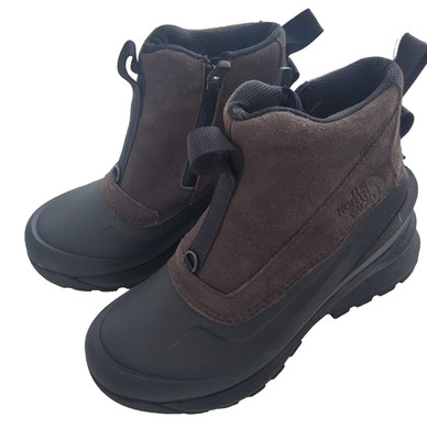 THE NORTH FACE MEN'S CHILKAT V SUEDE SNOW BOOT NF0A5LW4U6V SIZE 7 BROWN & BLACK