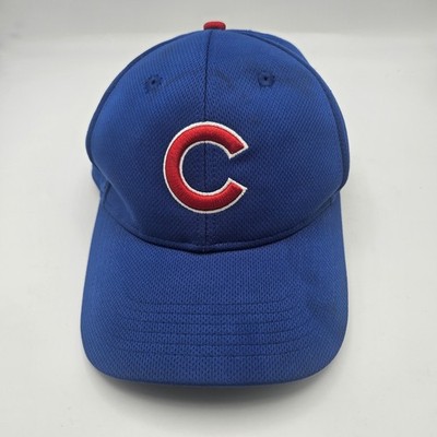 Chicago Cubs MLB Baseball Hat Blue Mesh Adjustable Hook and Loop Cap Team MLB