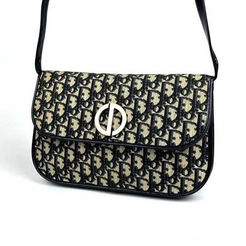 Bolso de Hombro Christian Dior Trotter CD Herrajes Lona Cuero de Japón - Imagen 2 de 24