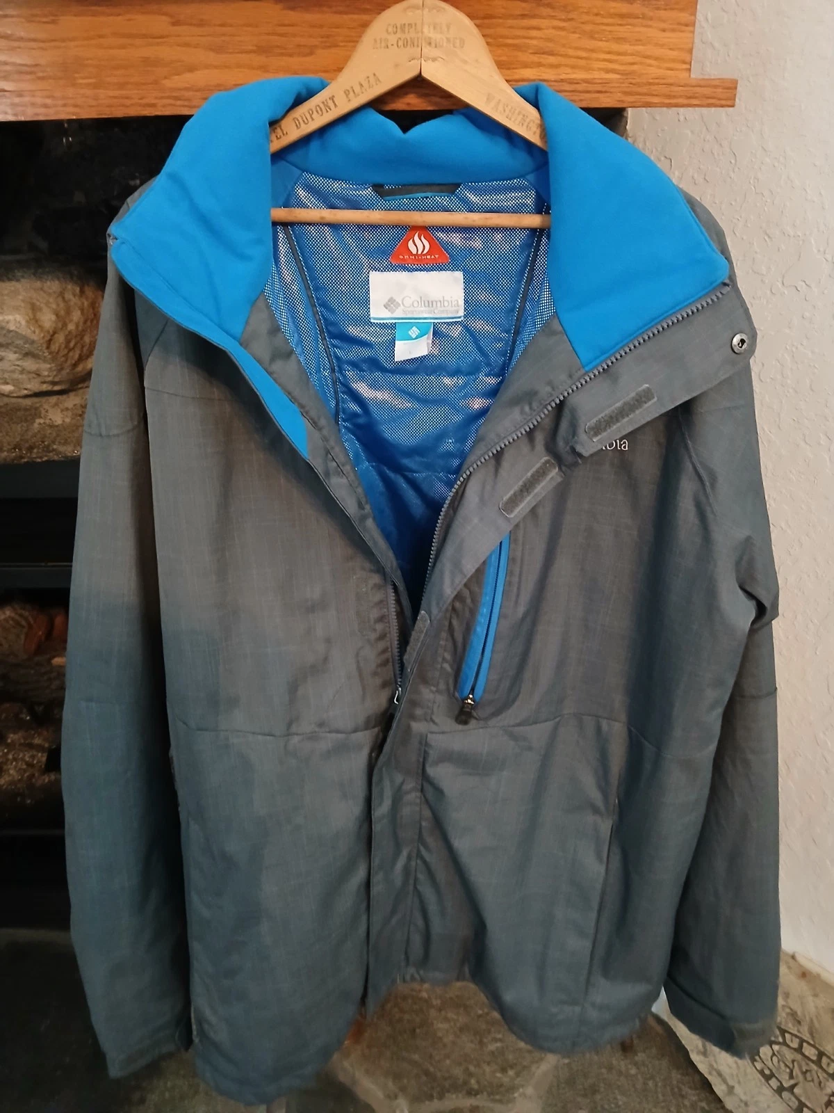 Columbia Alpine Action Insulated Jacket Waterproof, Heat Insulated Liner Men LG
