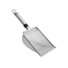 Stainless Steel Cat Litter Scoop Durable, Easy Clean, Ergonomic Handle, Rust-R