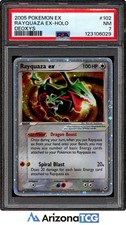 Pokemon 2005 Rayquaza EX 102/107 Holo EX Deoxys PSA 7