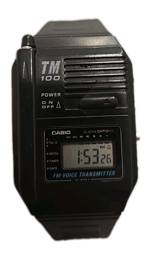 CASIO TM-100 トランスミッター 661 Rare Vintage Casio TM-100 Voice Transmitter Antenna Watch Module