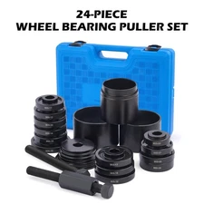 24PCS Front Wheel Drive Bearing Removal Adapter Puller Pulley Tool Set Upgraded