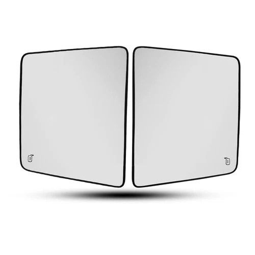 Pair Left&Right Side Mirror Glass Heated For Ford Super Duty F250 F350 2008-2016