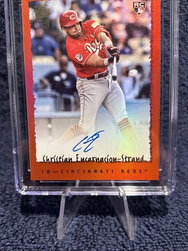 POP 1 Christian Encarnacion-Strand AUTO RC # 04/10 2024 Topps Archives 95FF-CE - Bild 4 von 7