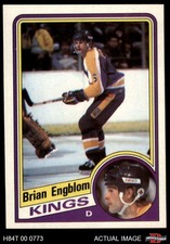 1984 Topps #65 Brian Engblom Kings-Hockey SHORT-PRINT 7 - NM
