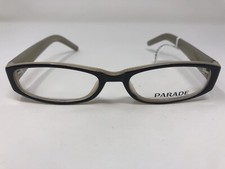 Parade Eyeglasses Frames 1555 Black Gray 52-18-135 Full Rim CN12