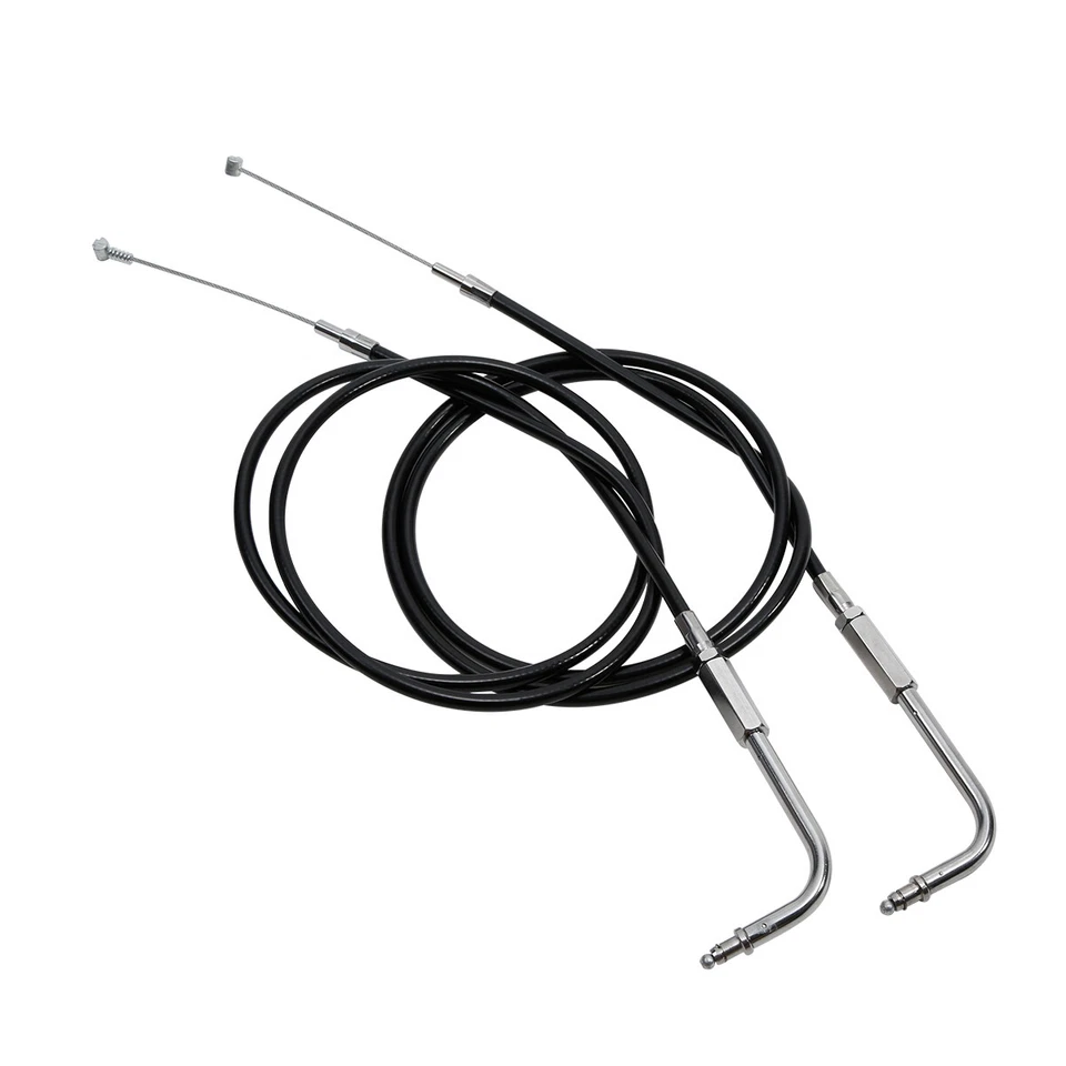 110cm Throttle Cables Wire Fit For Harley Sportster 883 1200 Custom 1990-2014 12 - Image 3 of 4