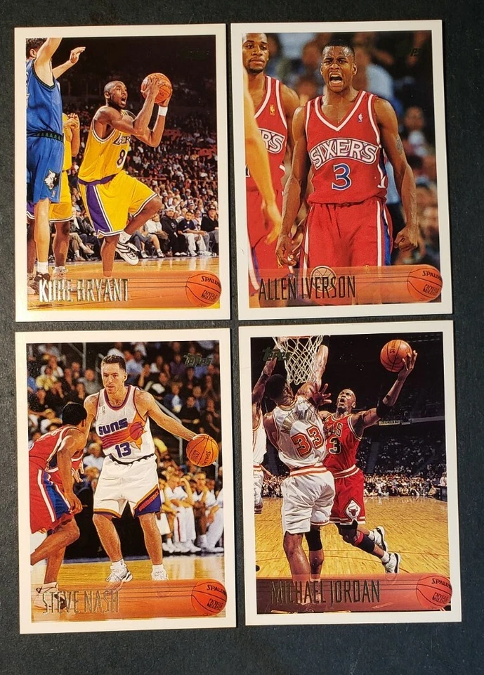 1996-97 Topps Baloncesto Ser 1 y 2 Comp Set 1-221 Kobe-Iverson-Nash RC Jordan Foto 2 de 4