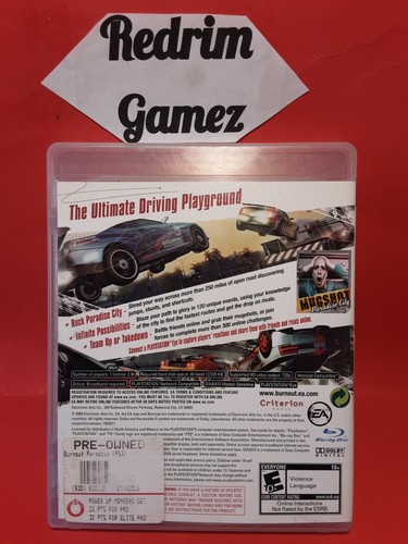 Burnout Paradise COMPLETO Videogiochi Sony PS3 EA Racing Arcade - Foto 3 di 3