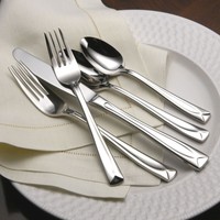 Oneida Lincoln 85 Piece Casual Flatware Set, Service For 16 on sale Oneida Lincoln 85 Piece Casual Flatware Set, Service For 16 on sale