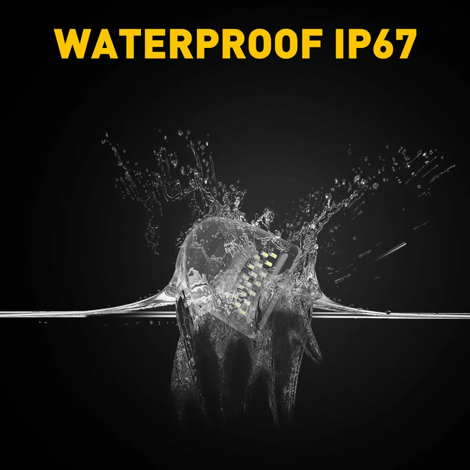 2X LED placa de licença luz tubo DRL vermelho para Chevy Silverado GMC Sierra 1500 2500 - Imagem 3 de 4