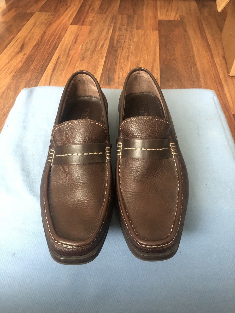 Sandro Moscoloni Men`s shoes tan slip on Penny loafers New  display picture 1