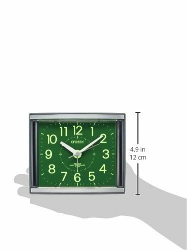 Citizen alarm clock radio analog Zeal R434 easy-to-read