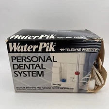 NOS Vintage Teledyne Water Pik Waterpik WP-20W Personal Dental System 1987 NEW