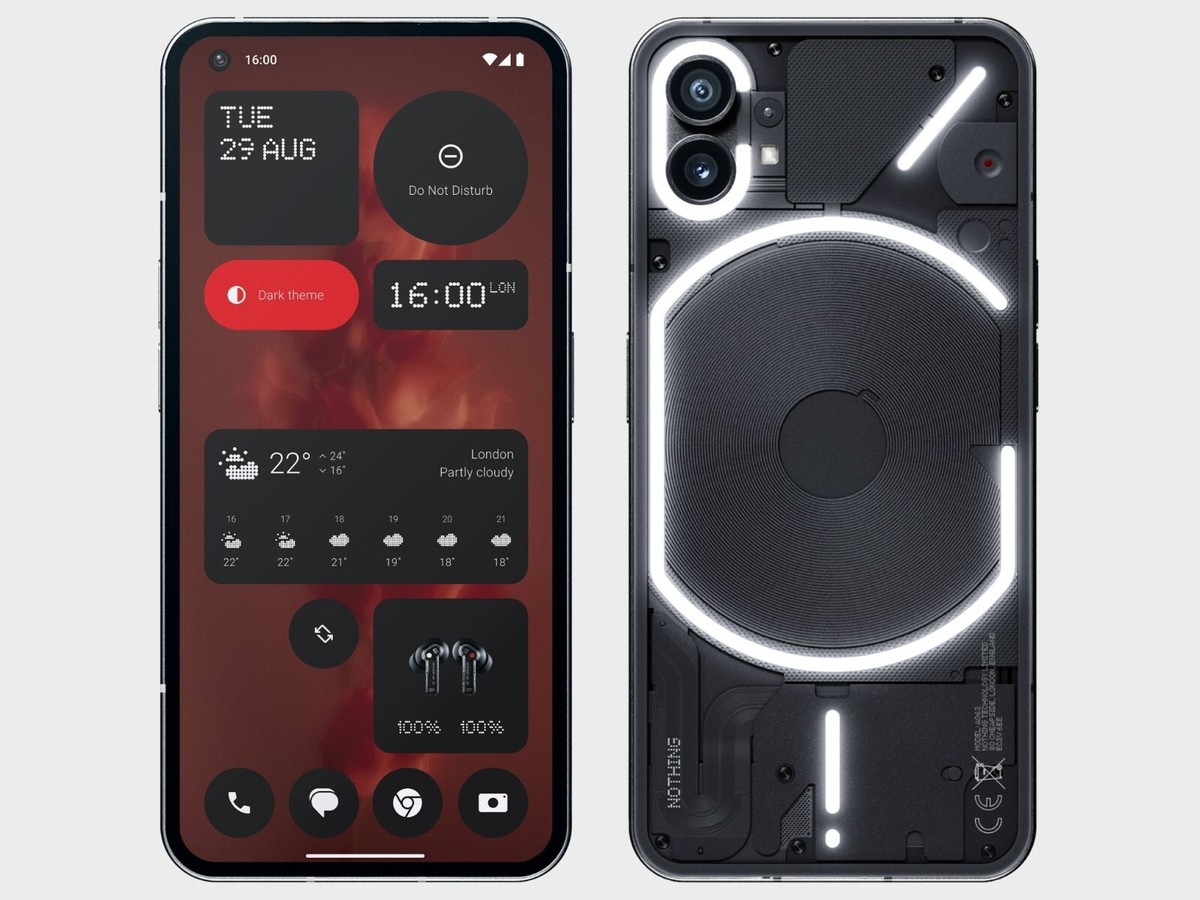【新品未開封】Nothing phone  (1)  8GB/128GB 黒 Amazon.com: Nothing Phone1 5G Dual 256GB ROM 8GB RAM Factory
