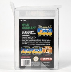 Nintendo NES,Wild Gunman Versi&oacute;n Espa&ntilde;ola,VGA Oro 90 Casi Nuevo+/Como Nuevo Sin Circular
