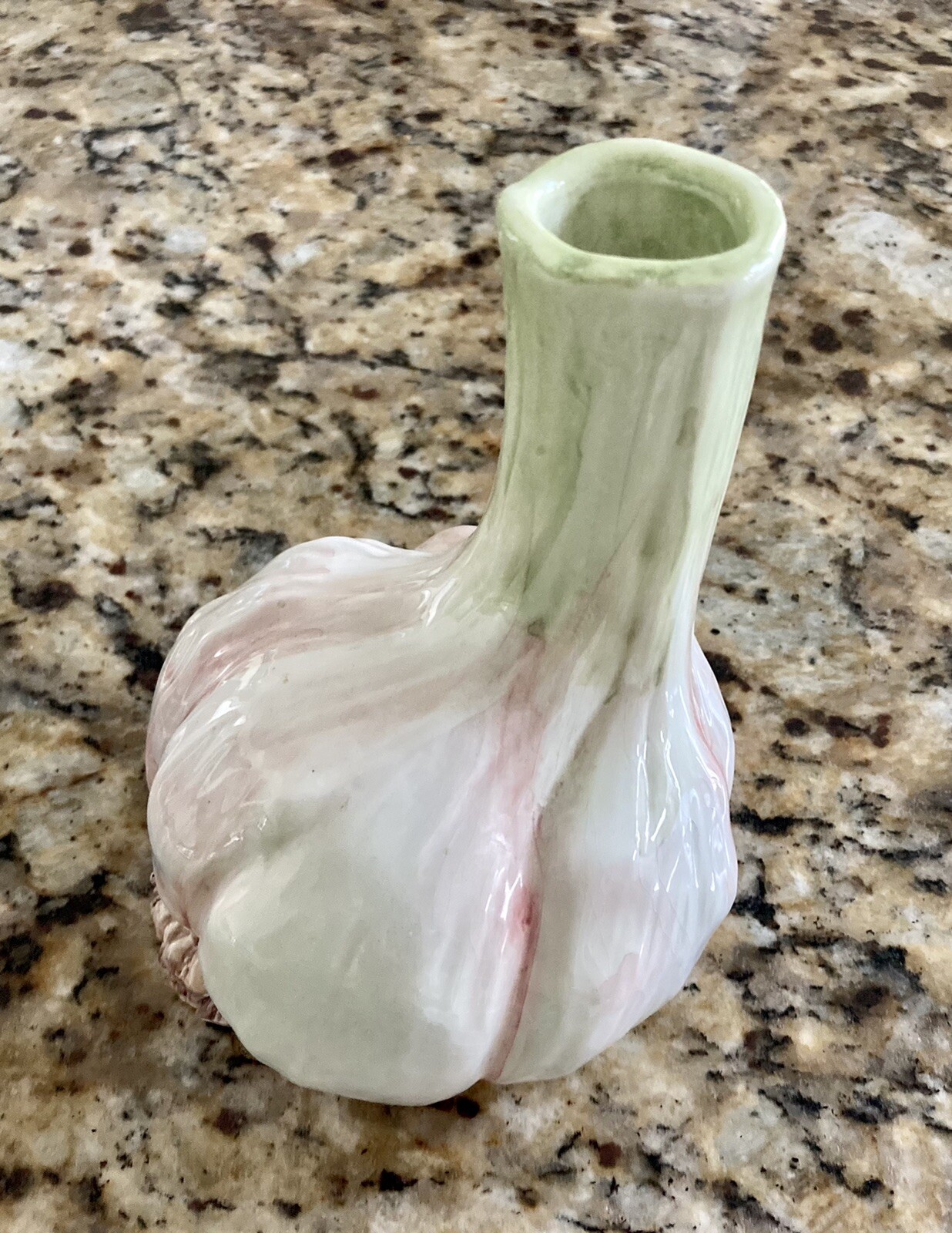 Ceramic / Italian Pottery Vietri? Garlic Bulb Vase Made In Italy 6984 eBay