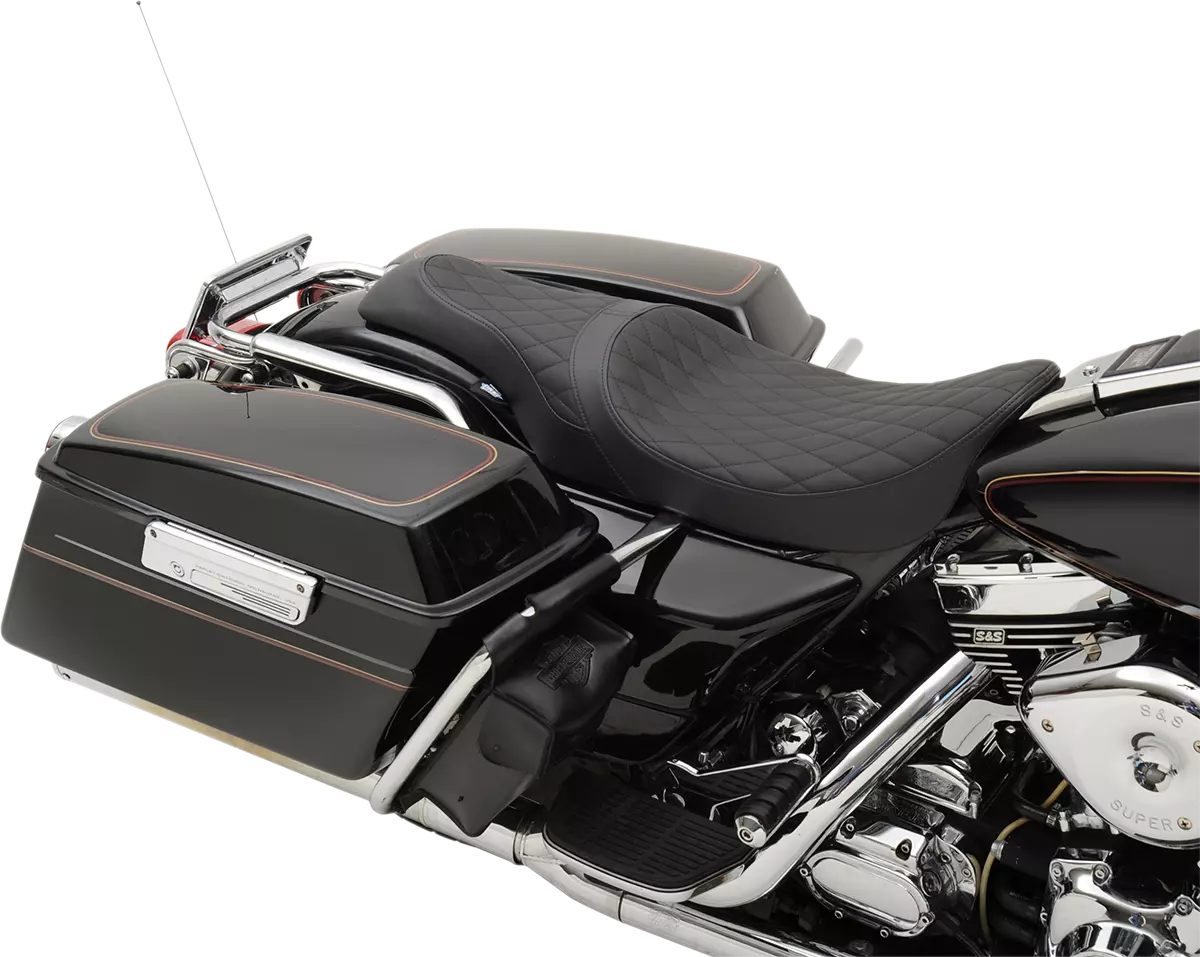 1999 2003 for Harley Road King EFI FLHR Caballero Diamond Seat FL