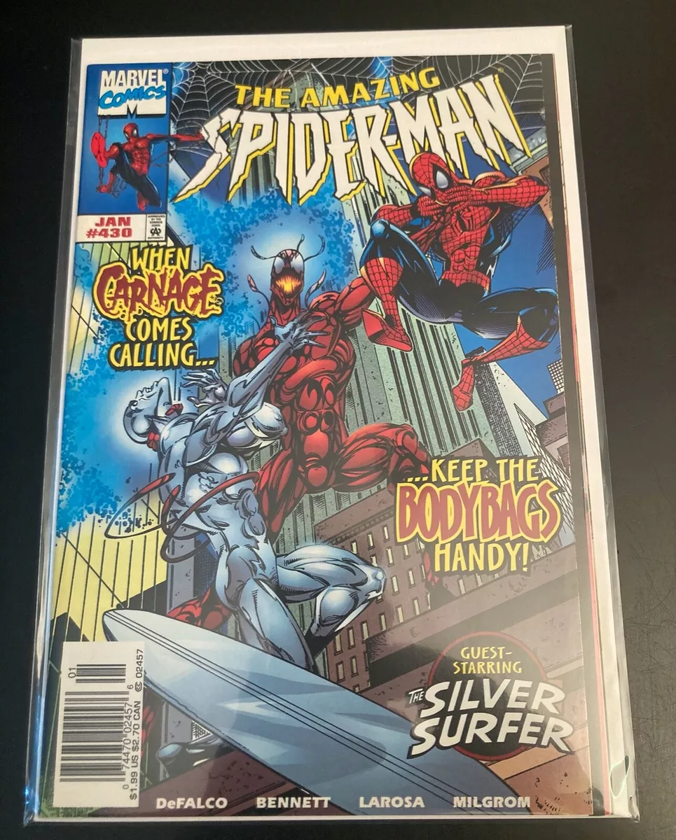 AMAZING SPIDER-MAN #430 *Key!* Rare Newsstand! (NM-/9.0) *Super  Bright/Glossy!*