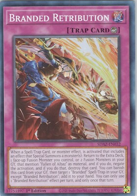 Branded Retribution NM SDA2 1st Structure Deck: Albaz Strike Yugioh | eBay