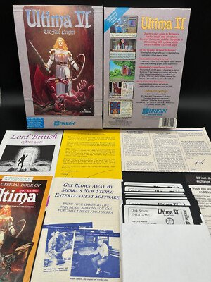 Ultima VI: The False Prophet -US/English- PC IBM BIG BOX 5,25'' Disk - TOP