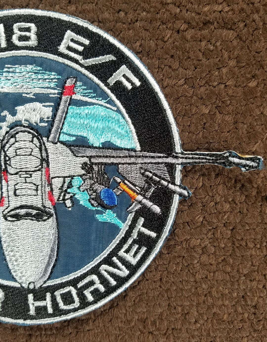 Boeing F/A-18 E/F Super Hornet United States Navy USN Embroidered Patch ...