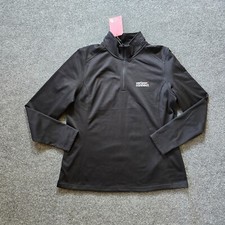The North Face Sweater Womens Size XL Black L Tech 1/4 Zip Fleece Capsule Casual