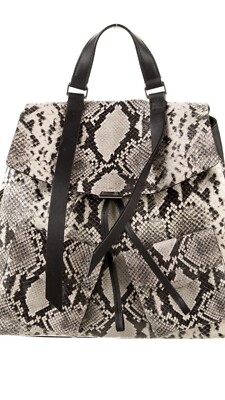 All Saints Silver Snake Print Backpack. New. | eBay UK display picture 2