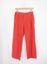 VELVET By Graham & Spencer Vera Corduroy Pant Red S $207 F15