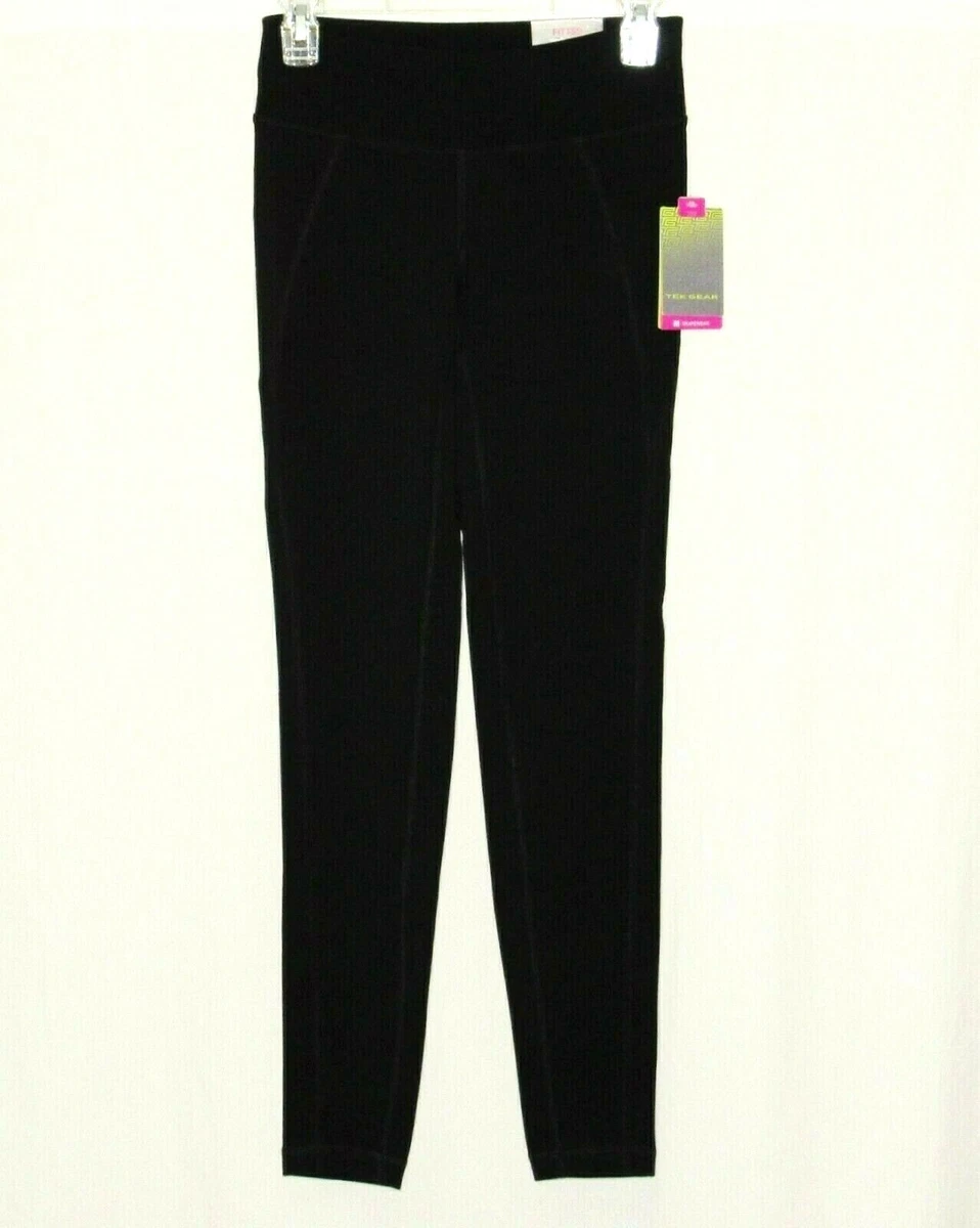 Womens XS Yoga Leggings Shapewear NEW Slimming Black X Small Kohls Tek Gear  0 2