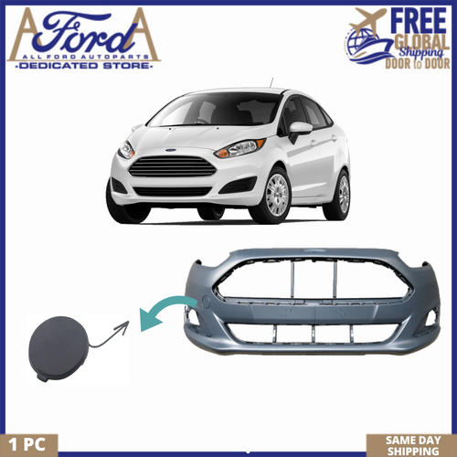 Ford Fiesta 20132017 MK7.5 Front Bumper Cover Tow Hook Cover Primed