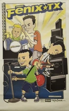 Fenix TX 2000 Group Cartoon promotional poster Excellent New Old Stock