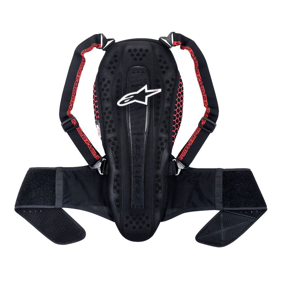 Alpinestars 1632028 Nucleon KR-2 Schiena; L; Nero/Rosso