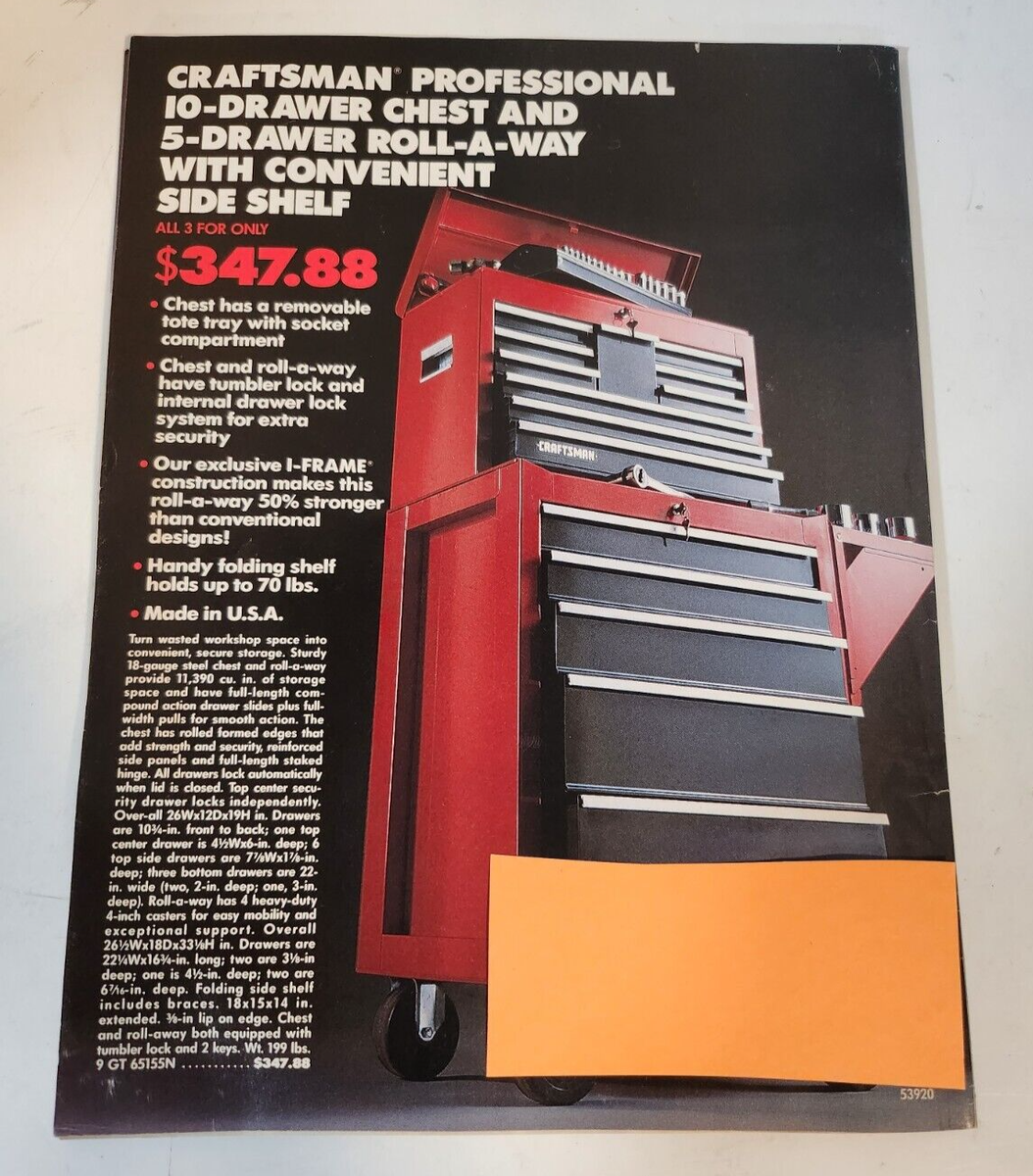 Vtg 1990's Sears Catalog Lot (4) Total Outlet Tools Mid