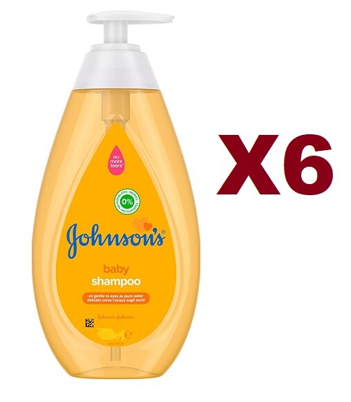6 PZ JOHNSON'S BABY SHAMPOO 750ML