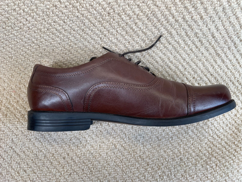Clarks Mens Shoe Dress Size UK 9.5 Brown Leather Lace - Picture 11 of 14