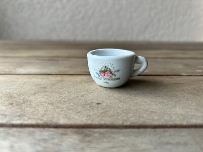 Sweet Princess White Porcelain Mini Tea Cup Dolgen