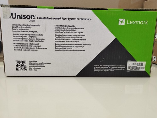 *****LEXMARK Black Toner 52D2H0E High Yield for 25, 000 pages (new sealed).**** - Afbeelding 2 van 6