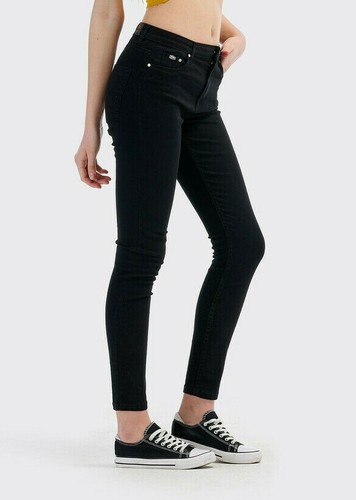 Jeans donna elasticizzati vita alta push up skinny da pantaloni nuovi 44 M  neri | eBay