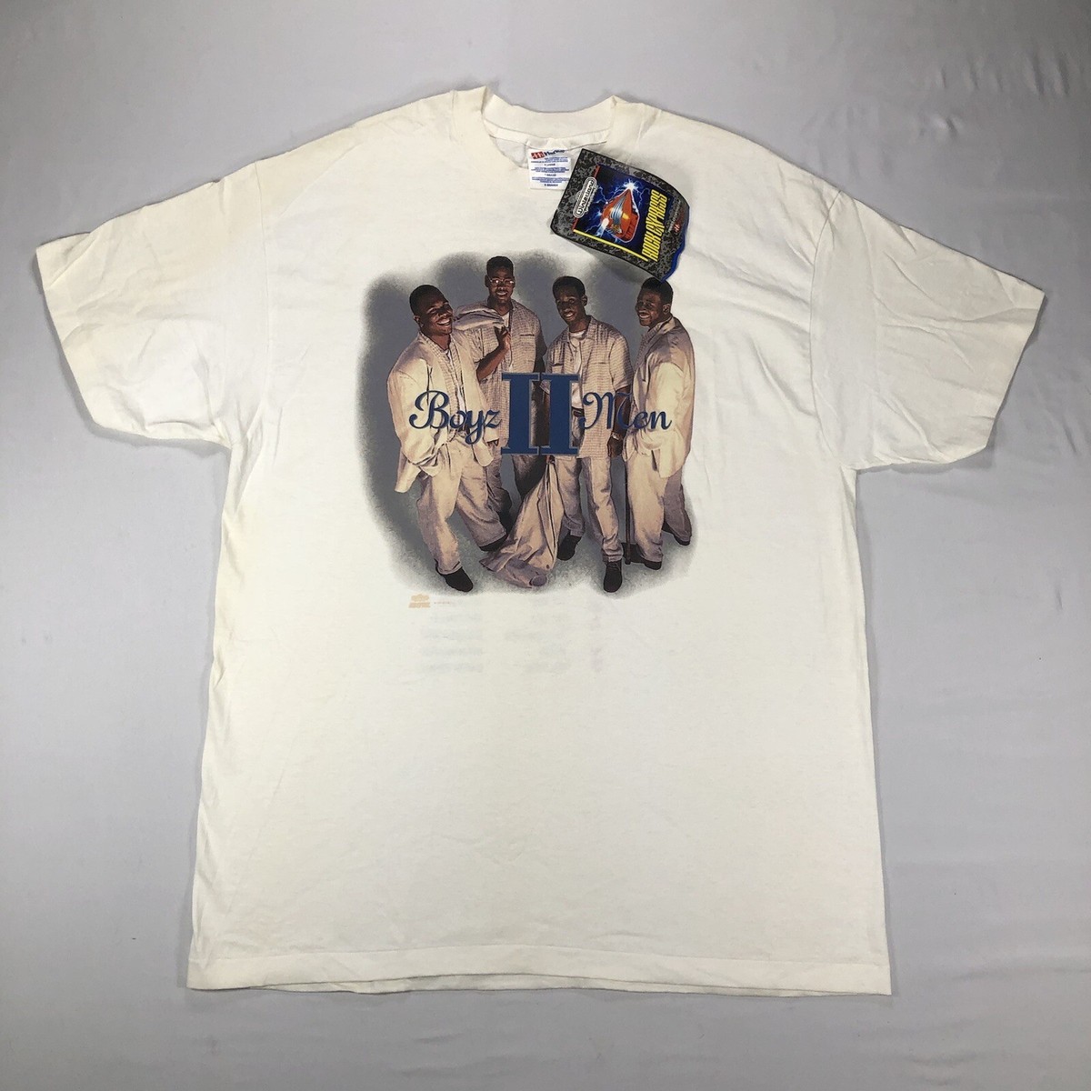 Vintage XL Boyz II Men 2 Single Stitch T-Shirt All Around The