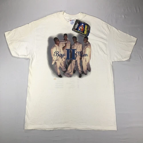 XL Boyz II Men 2 Single Stitch T-Shirt All Around Th 1990s vintage concert t-shirt, vintage, size XL, single stitch, B+ condition