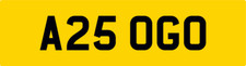 MERCEDES BENZ 250 AGE COVER NUMBER PLATE A25 OGO FEES PAID A250 C250 E250 AMG