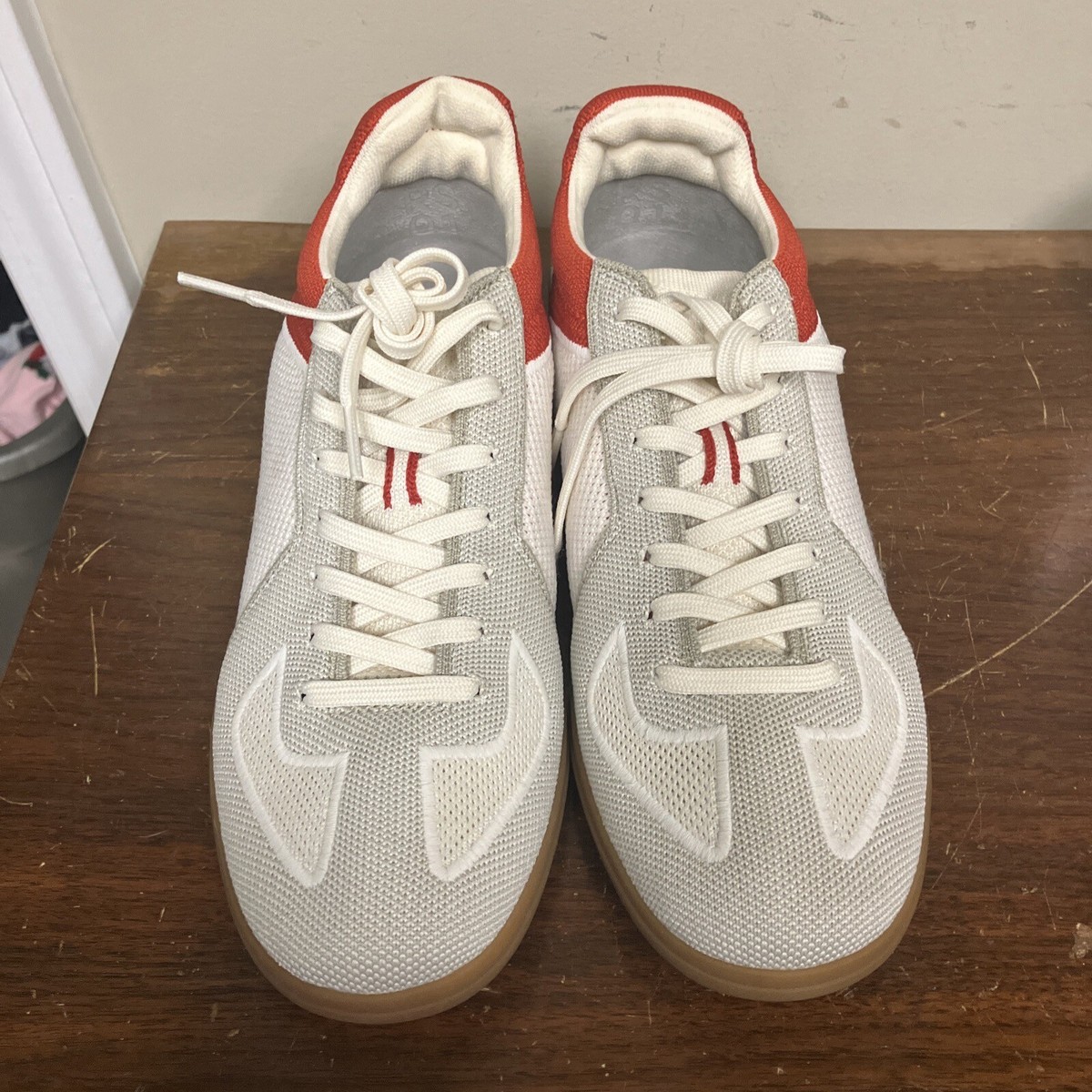Rothy\'s RS01 Sneaker Men 10 $179 Flaw* Lace up Comfort Washable Knit White‎ im-340361?width=1280&size=1 main image 4