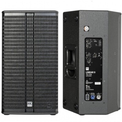 HK AUDIO LINEAR 9 112 XA 1400w Total Active PA System Speaker Pair