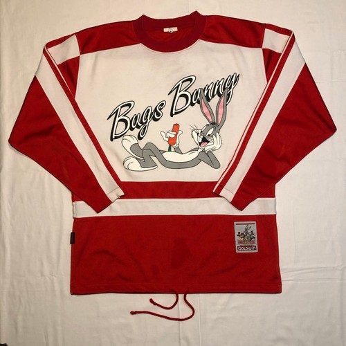 Goldwin, Vintage 90s Goldwin Bugs Bunny 1996 Looney Tunes Sweatshirt Jersey Medium