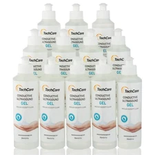 Water Based Conductive Ultrasound Gel ( Pack of 12 ) (250 ml 8.5 fl oz )