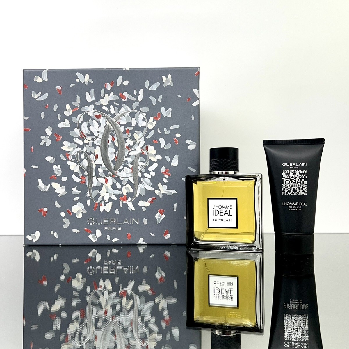 L'HOMME IDEAL by GUERLAIN for MEN 2pcs Set 3.3oz EDT Spray +2.5oz